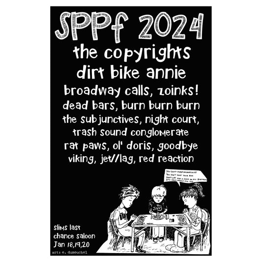 Seattle Pop Punk Festival 2024 Poster