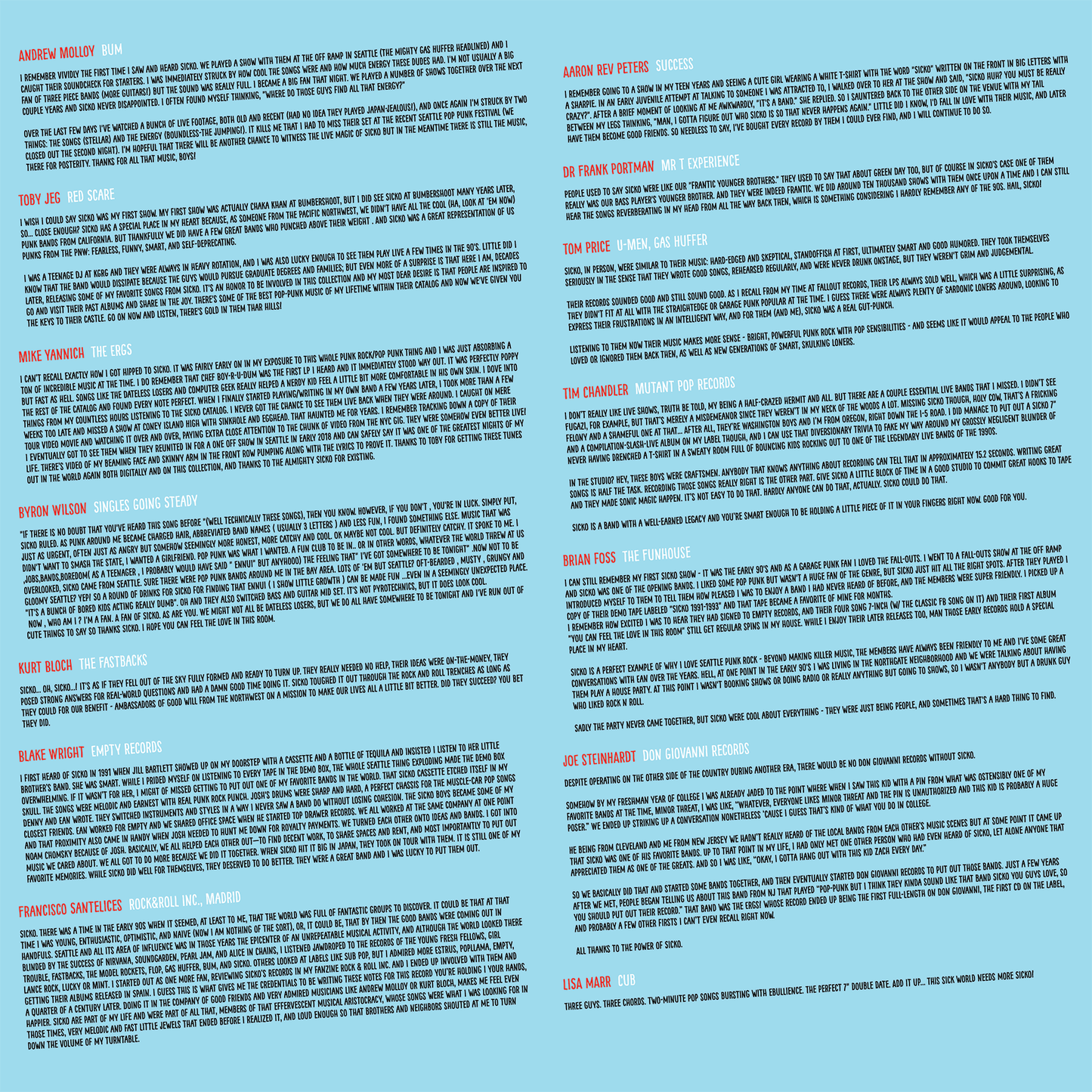 In The Alternate Timeline - Sicko LP/CD