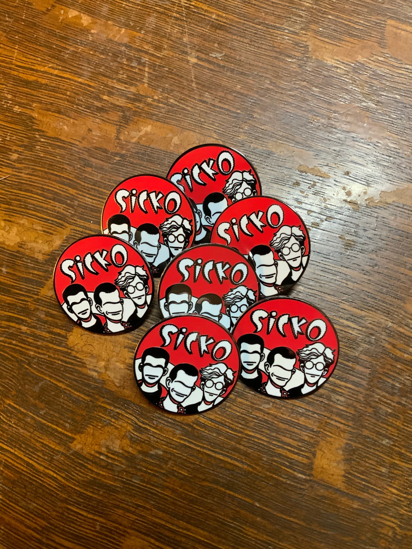 Sicko Enamel Pins